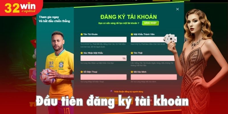 Đăng ký 32win để trải nghiệm những dịch vụ chất lượng